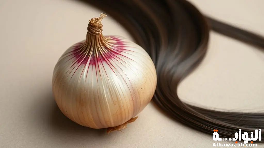 كيفية استعمال البصل للشعر	