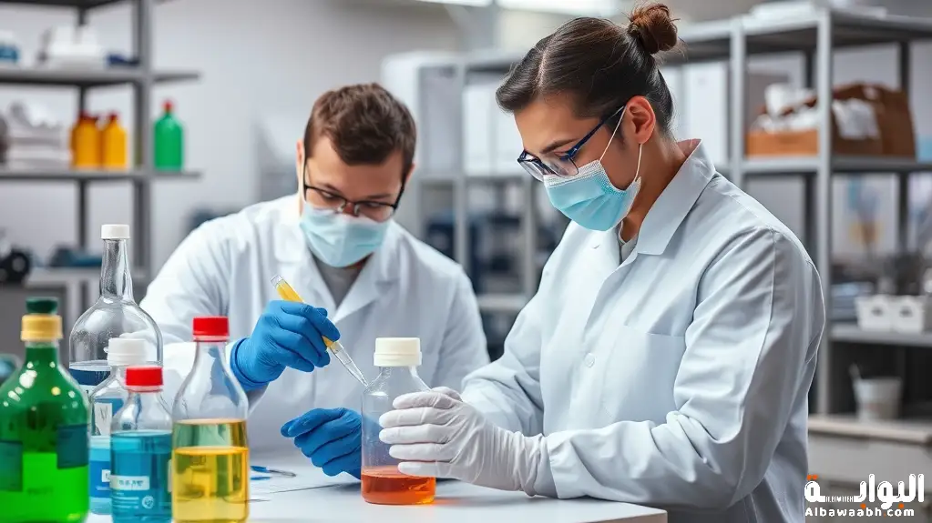بحث في المواد الكيميائية الخطرة وطرق التعامل الآمن معها