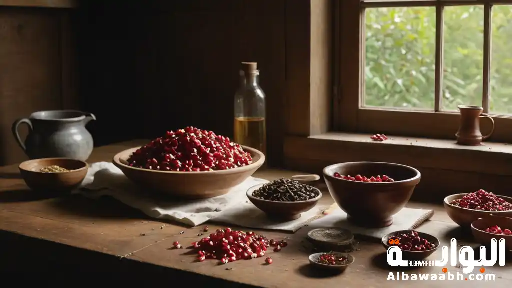 فوائد قشر الرمان