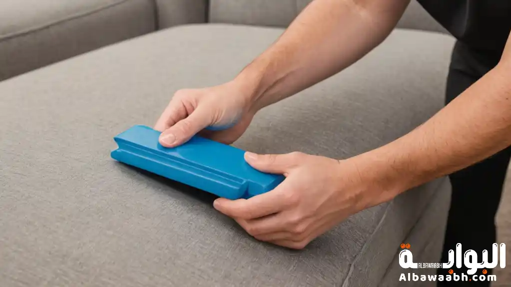 تنظيف المفروشات في المنزل 
