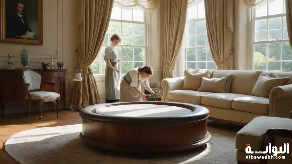 تنظيف المفروشات في المنزل