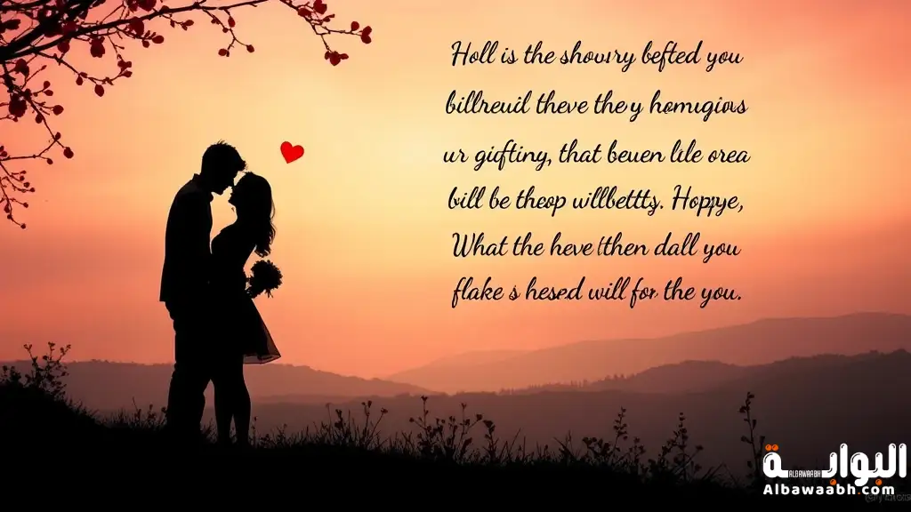 كلمات رومانسية للحبيبة