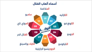 أنواع الرياضات القتالية