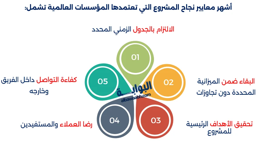 معايير نجاح المشروع