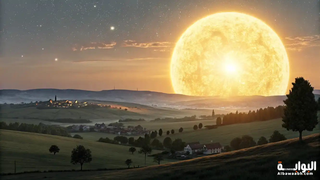 تفسير رؤية الشمس تشرق من الغرب