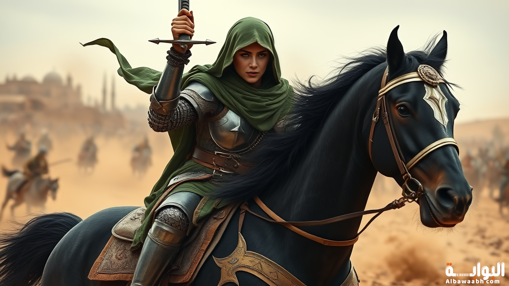 خولة بنت الأزور: الفارسة الشجاعة التي قاتلت في صفوف المسلمين