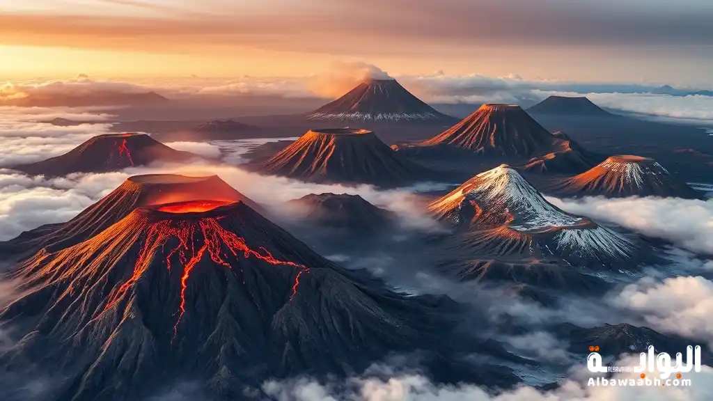 البراكين المخروطية