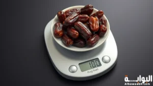 100 جرام تمر كم حبة