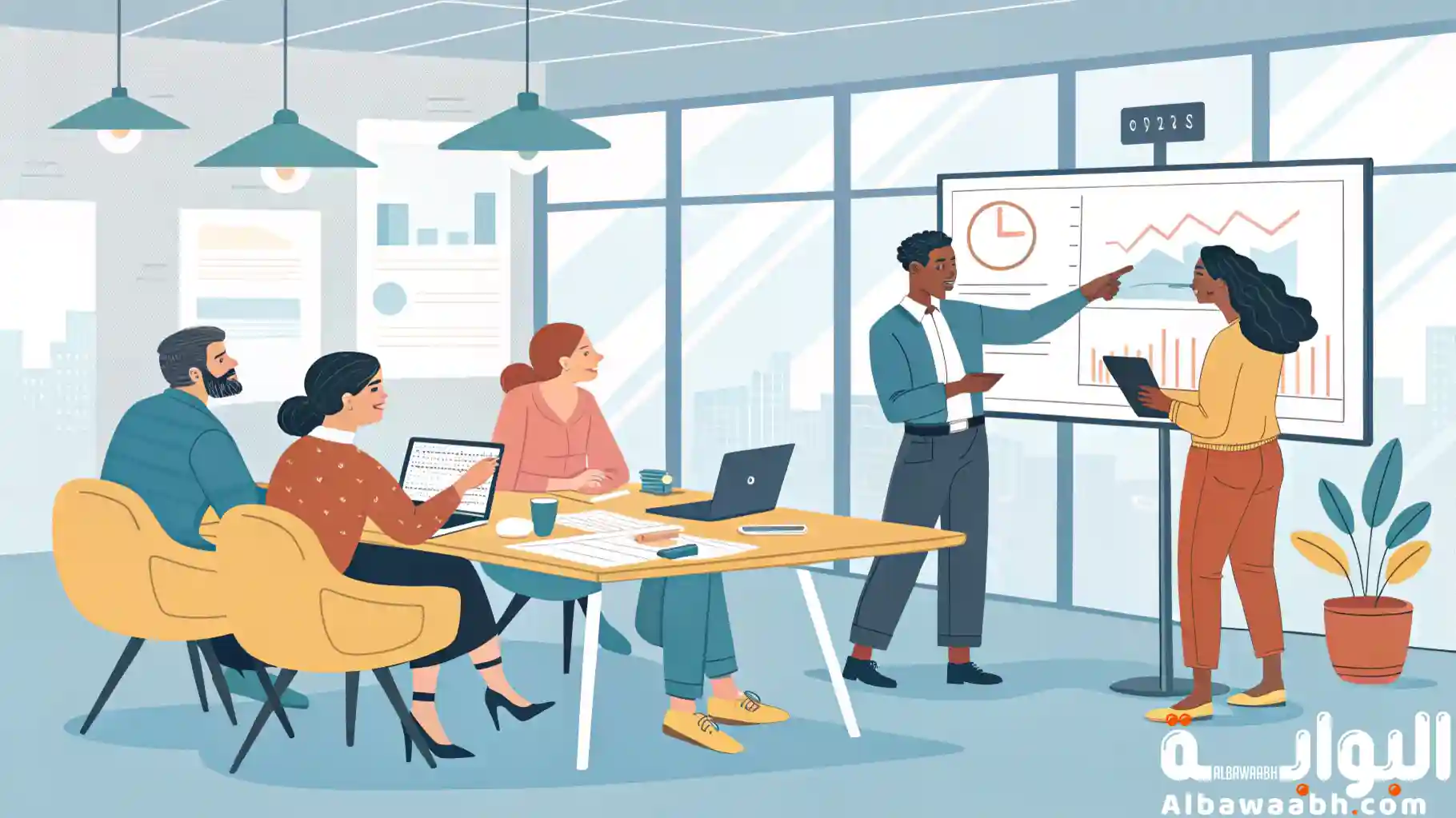 القيادة في بيئة العمل