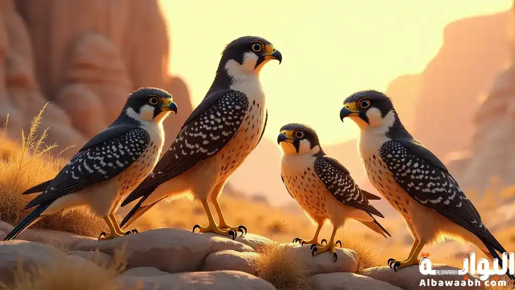 أنواع الصقور في السعودية 