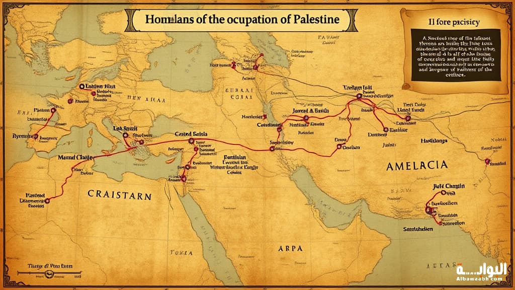 أين تقع إسرائيل قبل احتلال فلسطين