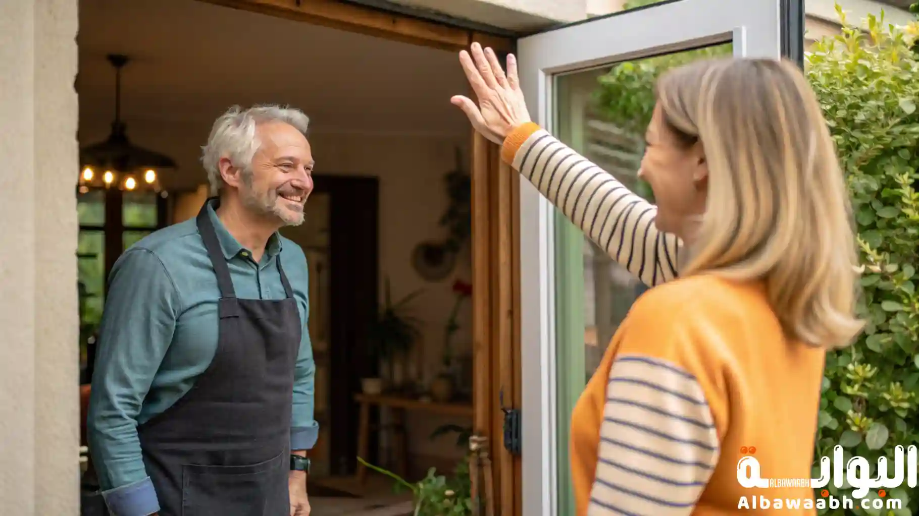 حلم استقبال ضيف غريب	