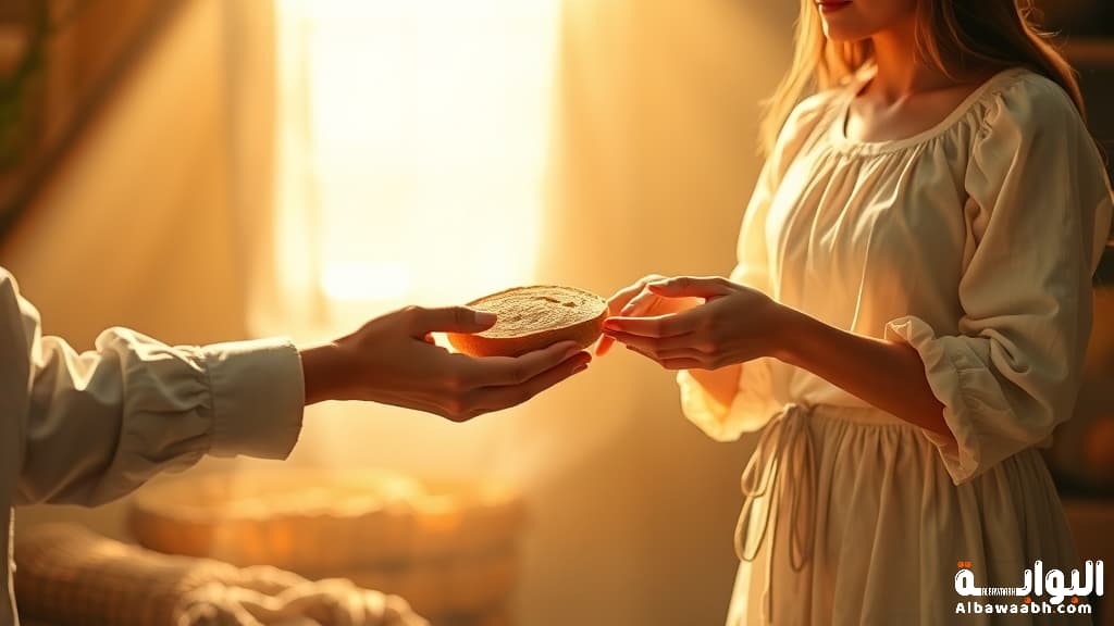 أكل الخبز في المنام للعزباء