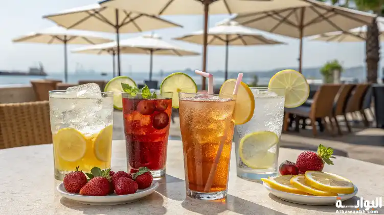 مشروبات صيفية باردة