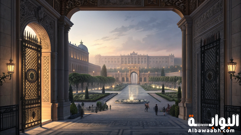 حلم دخول قصر كبير