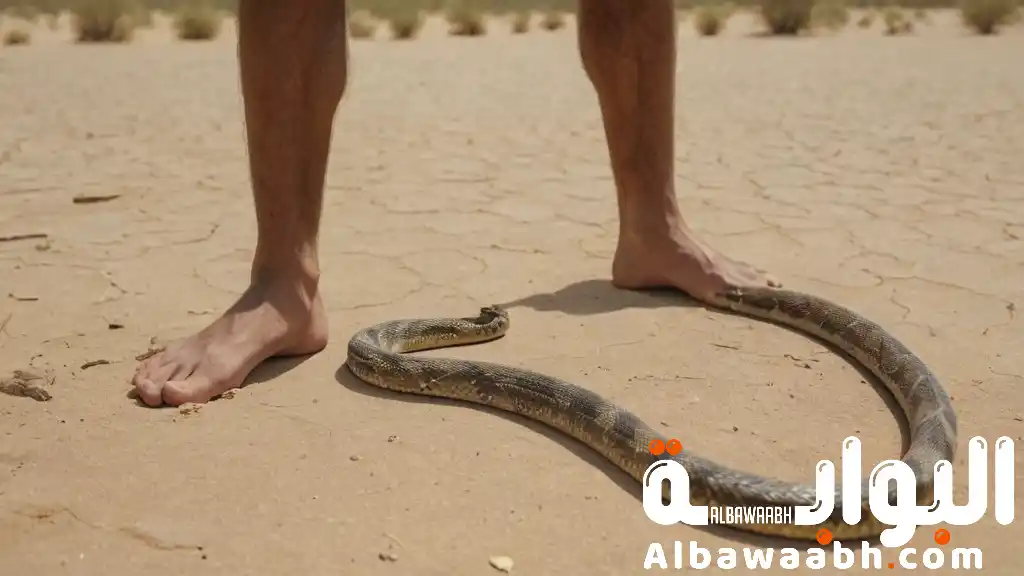 حلم أفعى تلدغ القدم