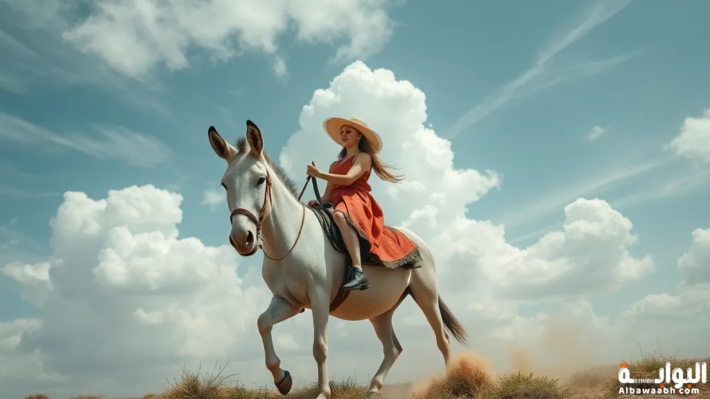 حلم ركوب حمار أبيض