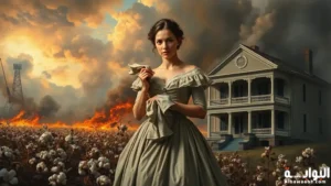 نهاية رواية ذهب مع الريح