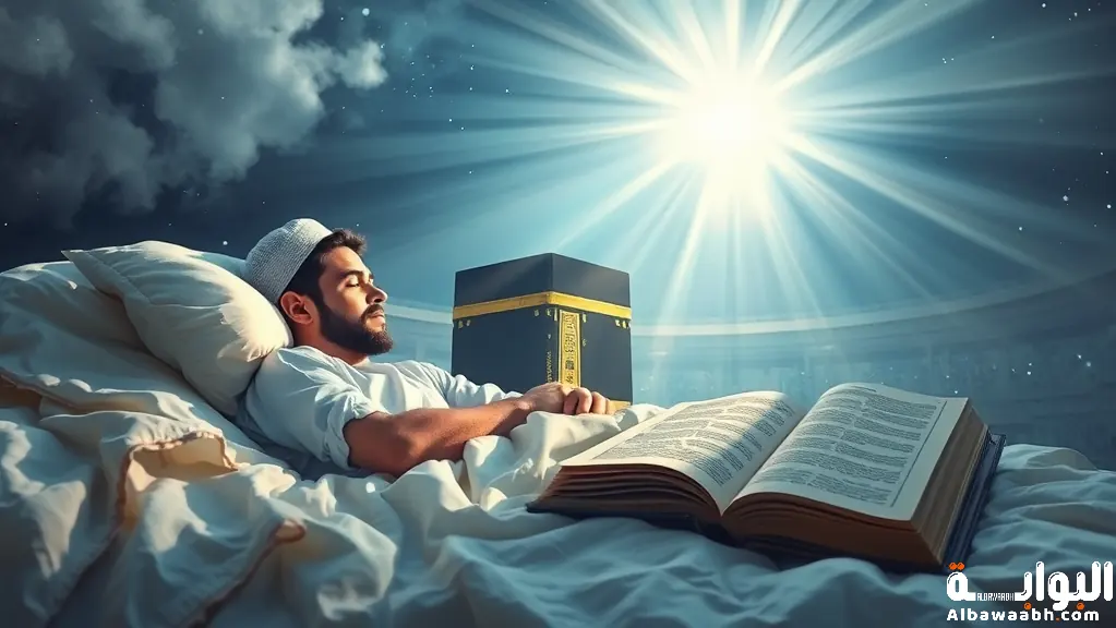 حلم الطواف بالعكس حول الكعبة