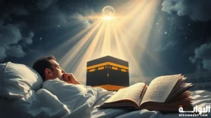 حلم الطواف بالعكس حول الكعبة