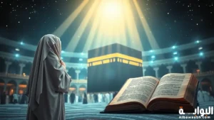 حلم الطواف بالعكس حول الكعبة