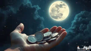 حلم العثور على عملة فضية نادرة