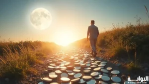 حلم العثور على عملة فضية نادرة