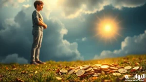 حلم العثور على عملة فضية نادرة