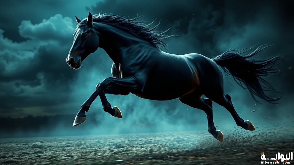 حلم الحصان الهائج يطاردك