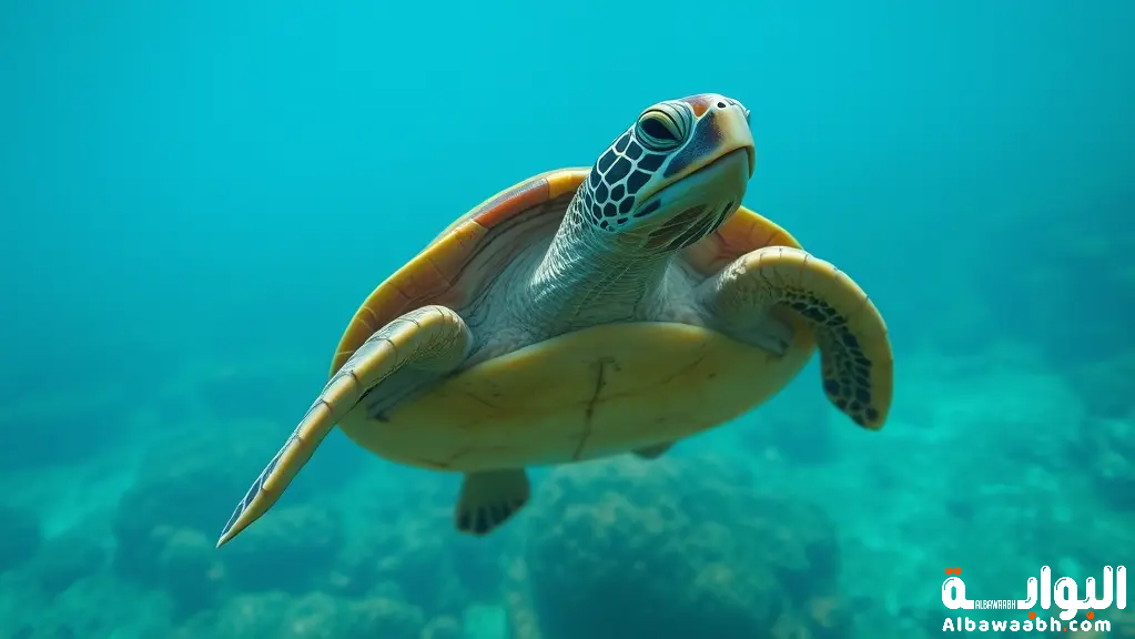 حلم تربية سلحفاة عملاقة