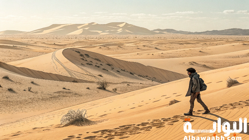 حلم العطش الشديد في الصحراء