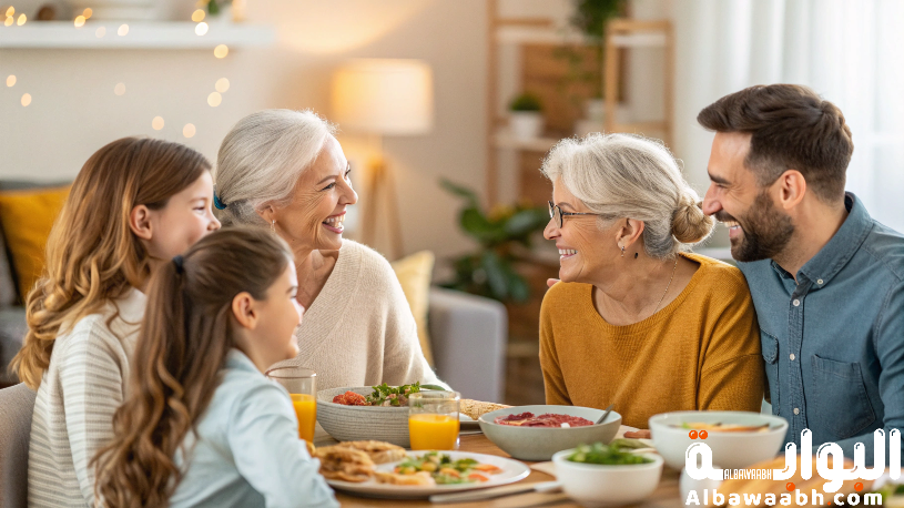 رؤية اجتماع العائلة على طاعة