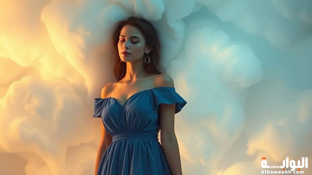 تفسير حلم لبس فستان أزرق فاتح طويل للعزباء