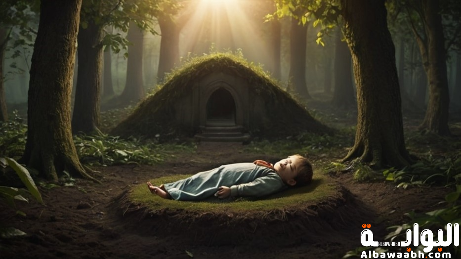 حلم دفن طفل صغير