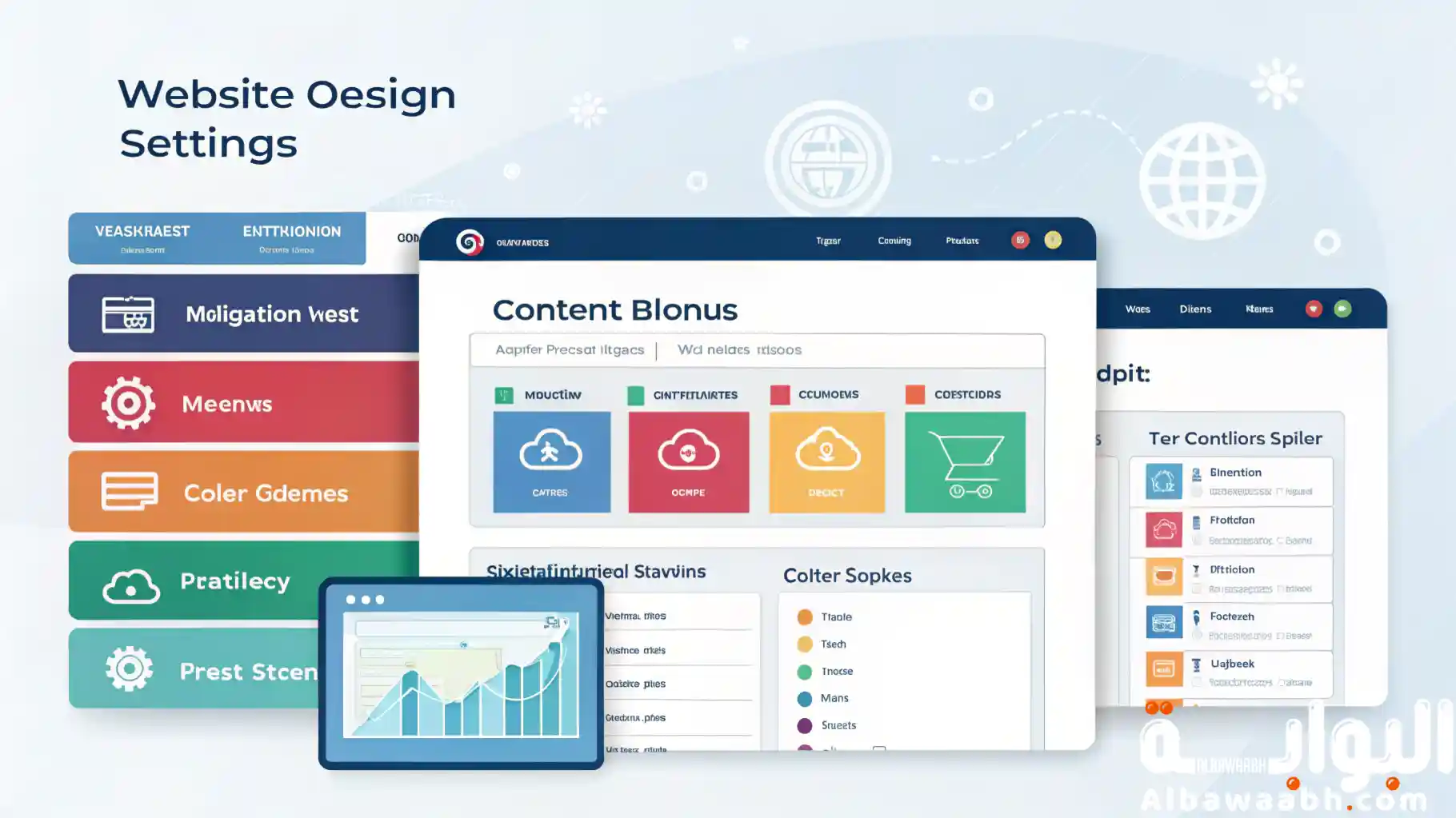 إعدادات المواقع الإلكترونية