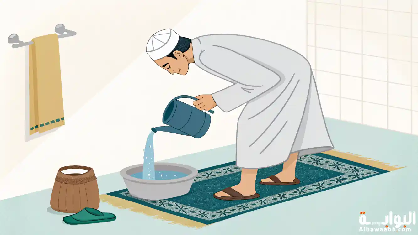 ما حكم تكرار غسل القدمين ثلاث مرات عند الوضوء؟ 