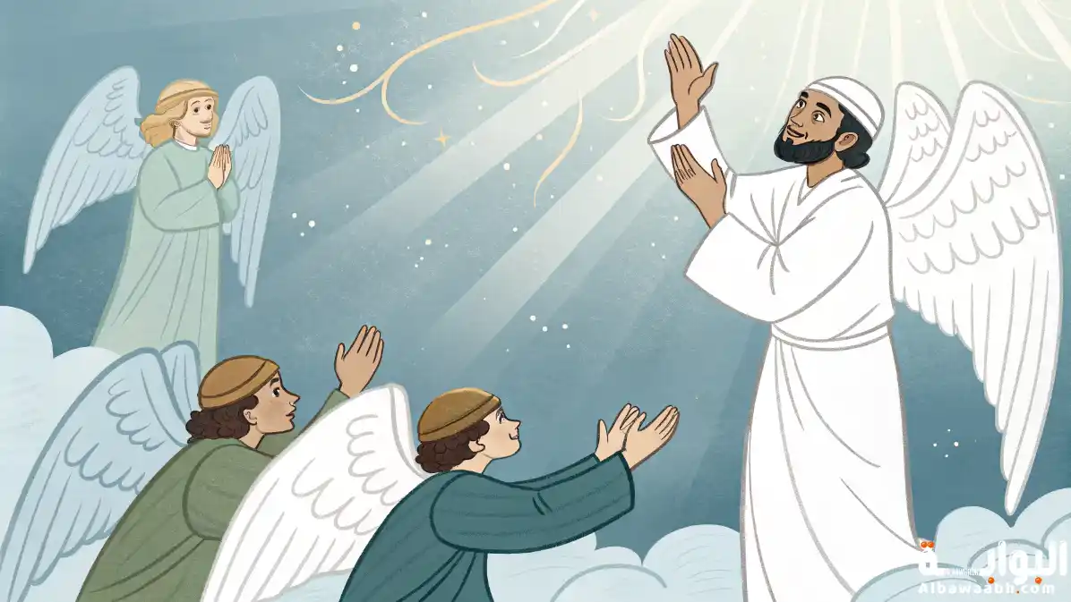 من هو الصحابي الذي كانت الملائكة تسلم عليه