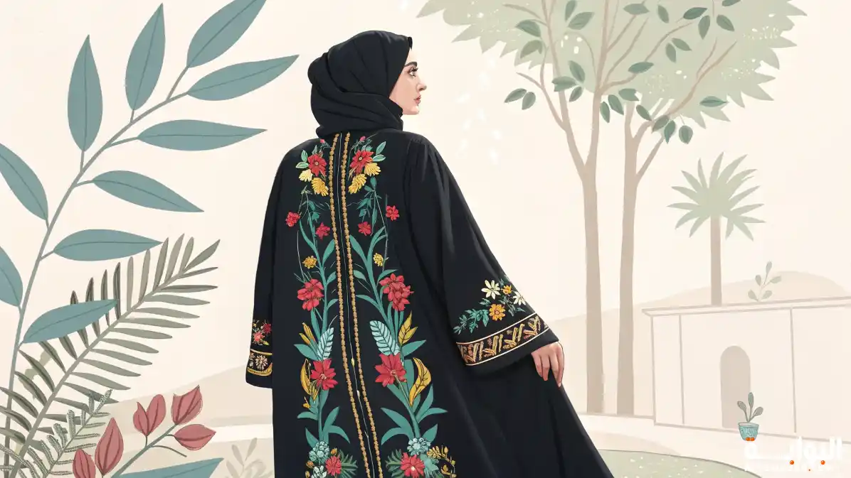 حلم ارتداء العباءة المطرزة