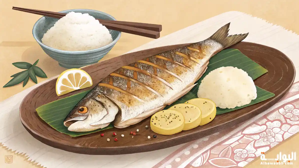  حلم اكل السمك المشوي