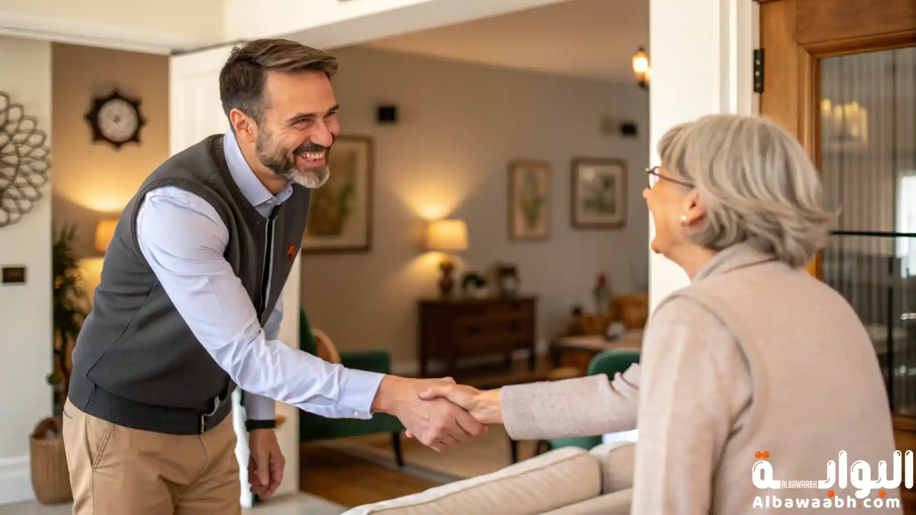 حلم استقبال ضيف غريب	