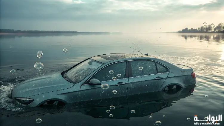 حلم غرق السيارة في الماء