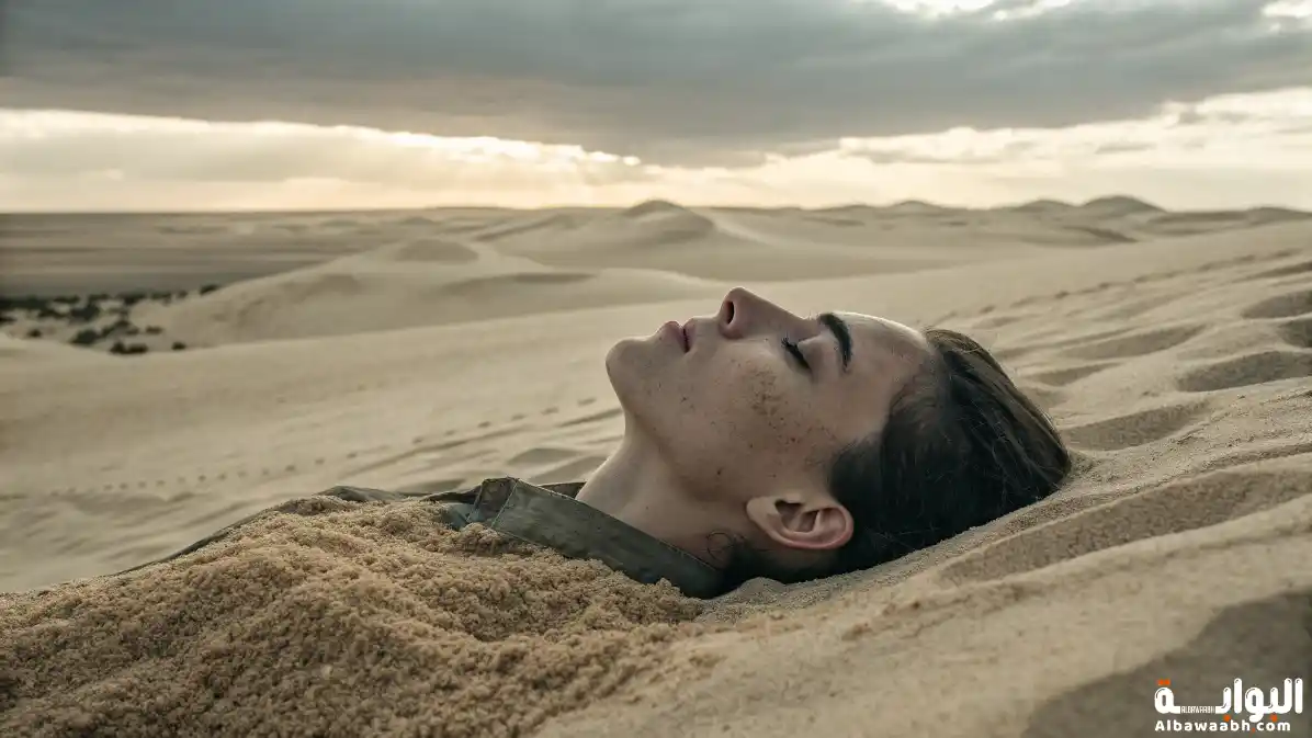 حلم الدفن تحت الرمال