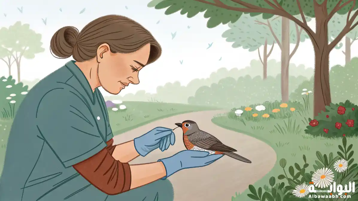  حلم العثور على طائر جريح