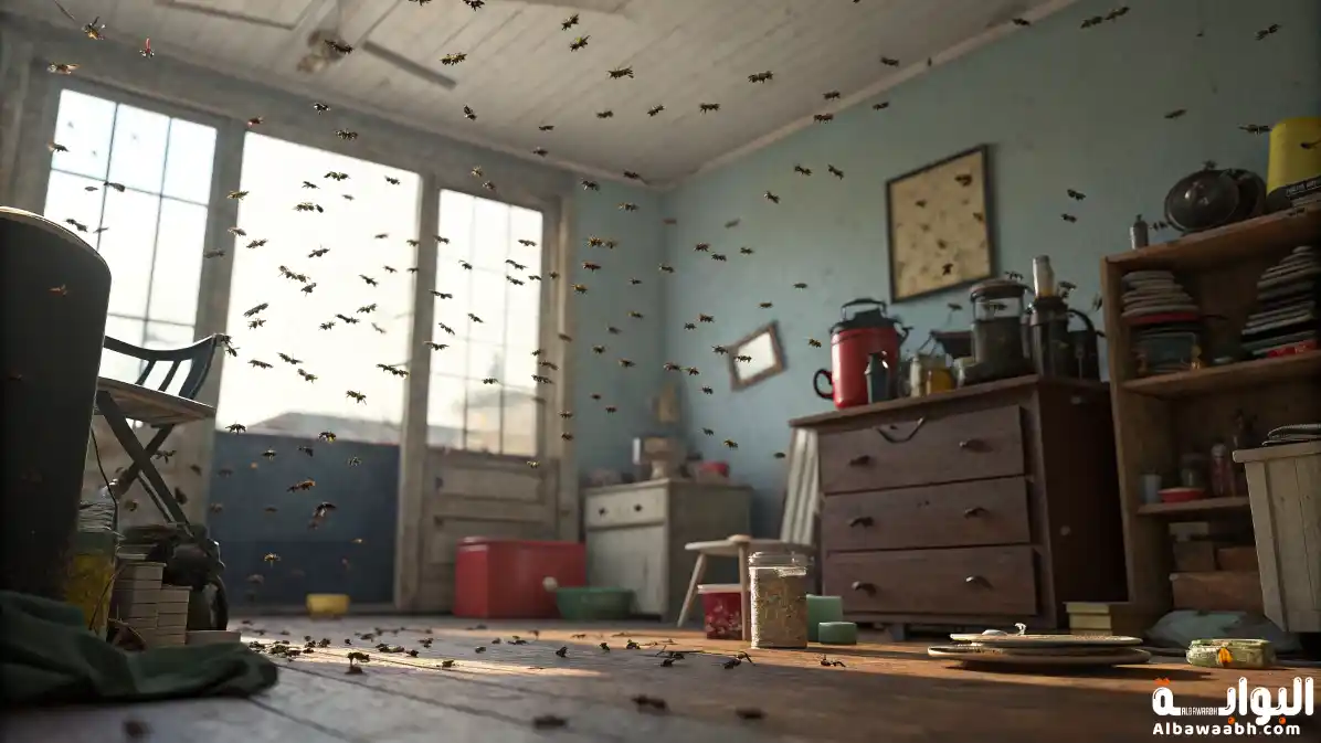 حلم الغرفة الممتلئة بالذباب
