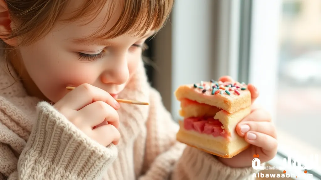 حلم أكل الحلويات