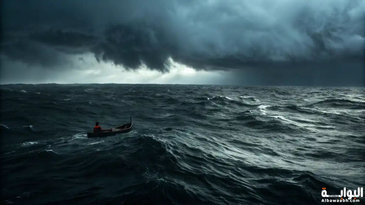 حلم الغرق في بحر أسود