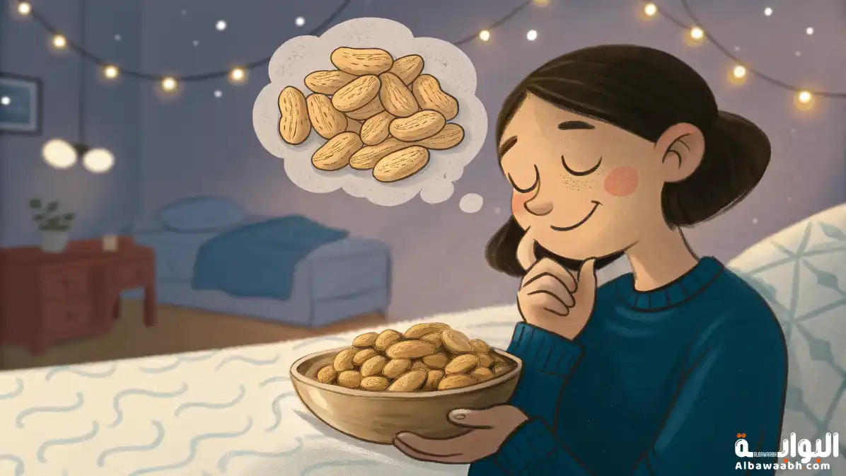 حلم أكل الفول السوداني