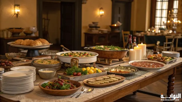 حلم رؤية مائدة طعام ضخمة