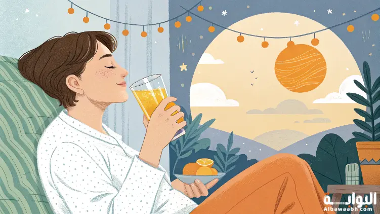 حلم شرب عصير البرتقال
