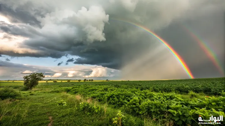 حلم رؤية قوس قزح